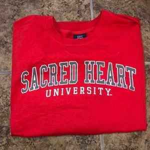 Oversized sacred heart CREWNECK